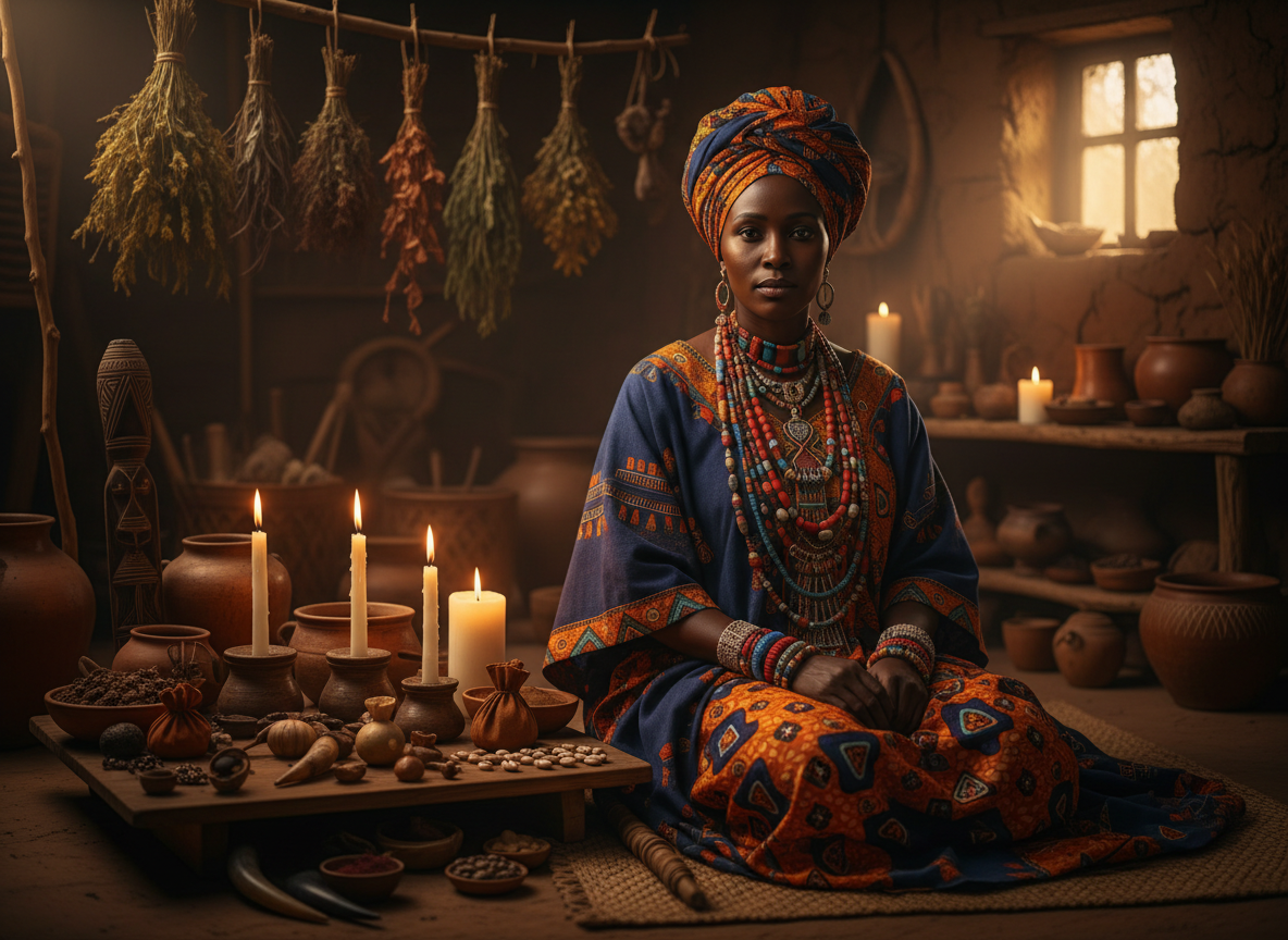 Mama Rahim, traditional African healer and spiritual guide